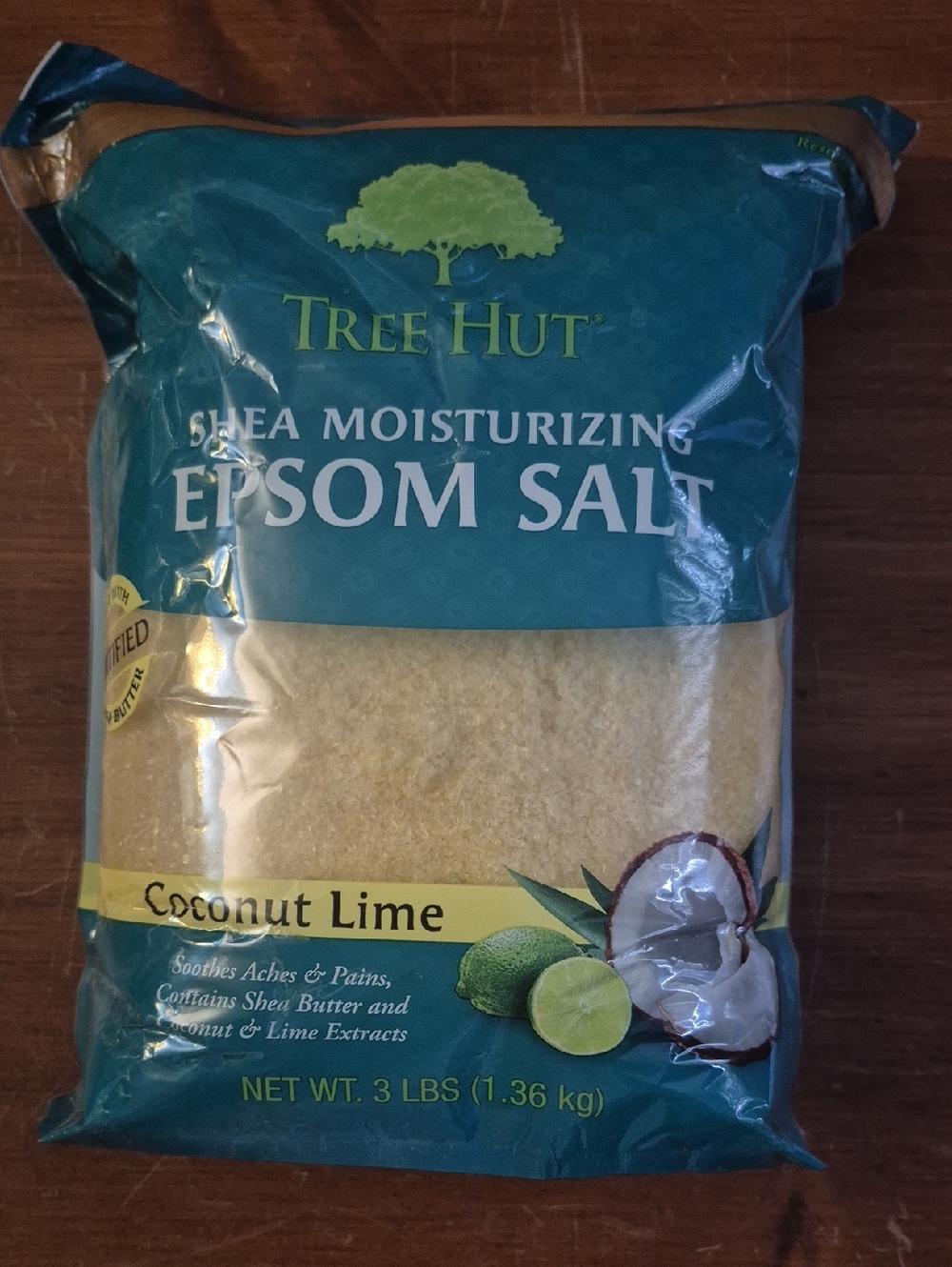 Tree Hut Coconut Lime Epsom Salts, 3 Lbs, New Unopened